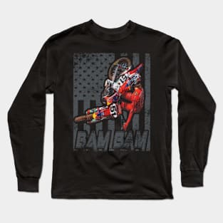 bambam motorcycle america Long Sleeve T-Shirt